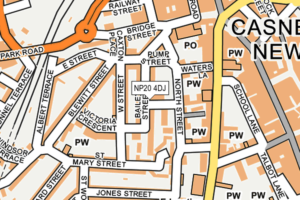 NP20 4DJ map - OS OpenMap – Local (Ordnance Survey)