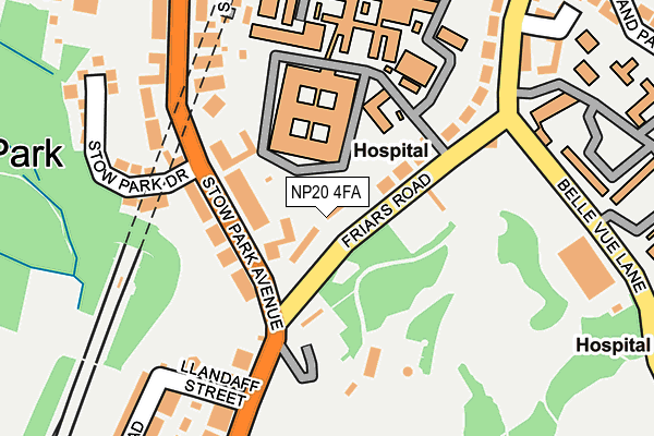 NP20 4FA map - OS OpenMap – Local (Ordnance Survey)