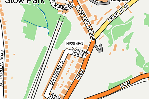 NP20 4FG map - OS OpenMap – Local (Ordnance Survey)