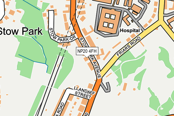 NP20 4FH map - OS OpenMap – Local (Ordnance Survey)