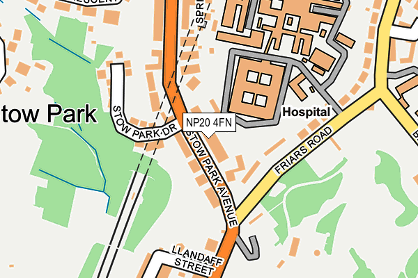 NP20 4FN map - OS OpenMap – Local (Ordnance Survey)