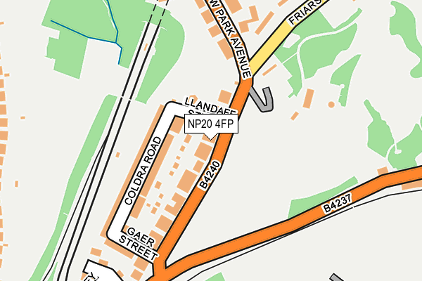 NP20 4FP map - OS OpenMap – Local (Ordnance Survey)