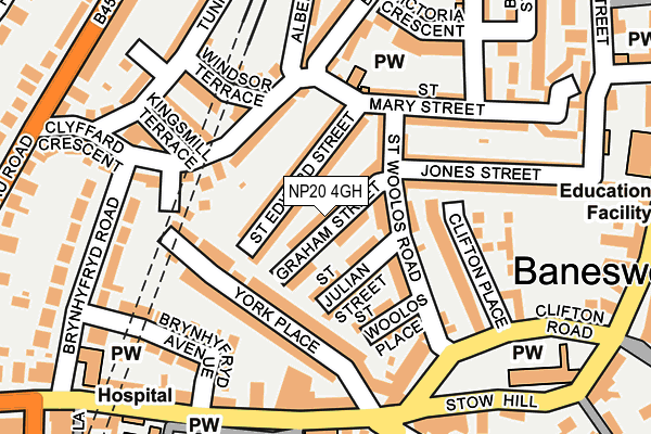 NP20 4GH map - OS OpenMap – Local (Ordnance Survey)