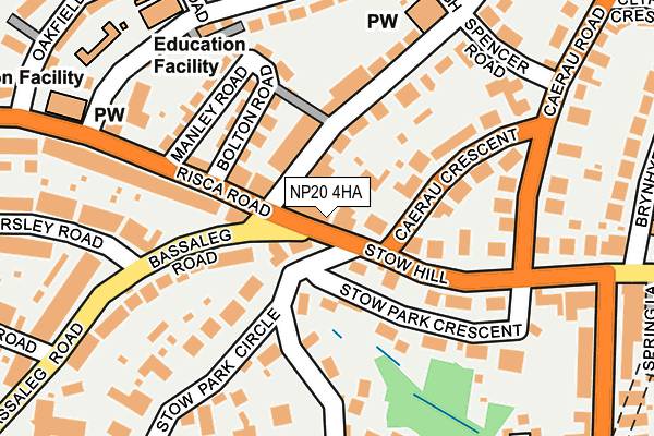 NP20 4HA map - OS OpenMap – Local (Ordnance Survey)