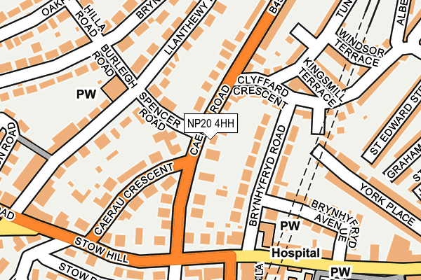 NP20 4HH map - OS OpenMap – Local (Ordnance Survey)