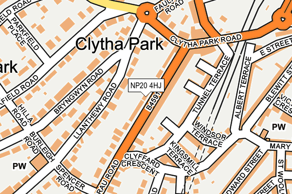 NP20 4HJ map - OS OpenMap – Local (Ordnance Survey)