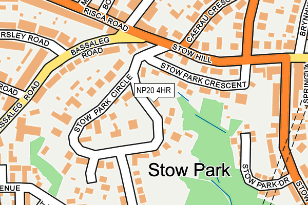 NP20 4HR map - OS OpenMap – Local (Ordnance Survey)