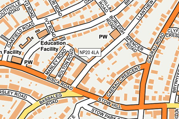 NP20 4LA map - OS OpenMap – Local (Ordnance Survey)