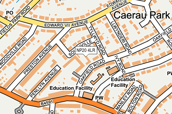 NP20 4LR map - OS OpenMap – Local (Ordnance Survey)