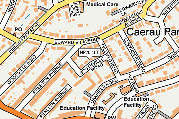 NP20 4LT map - OS OpenMap – Local (Ordnance Survey)
