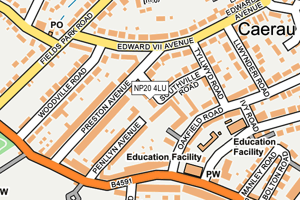 NP20 4LU map - OS OpenMap – Local (Ordnance Survey)