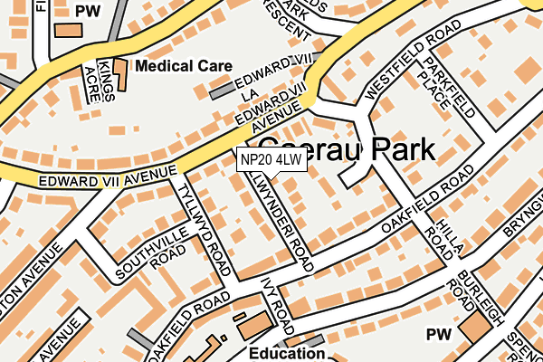 NP20 4LW map - OS OpenMap – Local (Ordnance Survey)