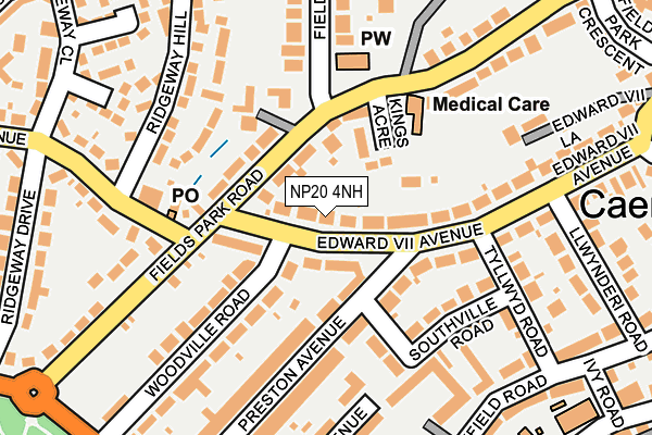 NP20 4NH map - OS OpenMap – Local (Ordnance Survey)