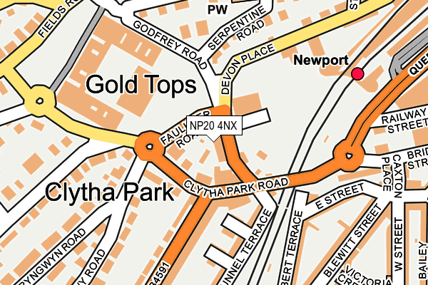 NP20 4NX map - OS OpenMap – Local (Ordnance Survey)