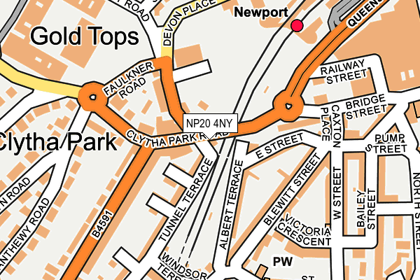 NP20 4NY map - OS OpenMap – Local (Ordnance Survey)
