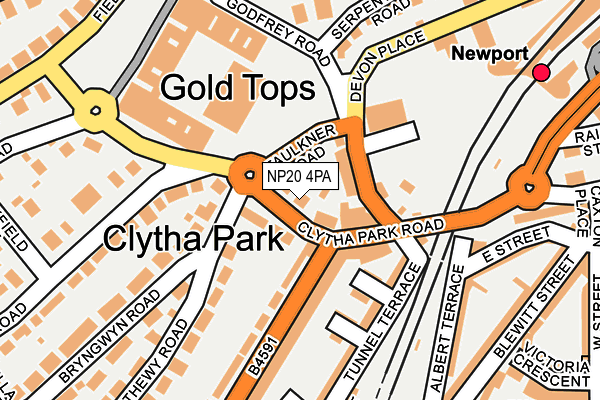 NP20 4PA map - OS OpenMap – Local (Ordnance Survey)