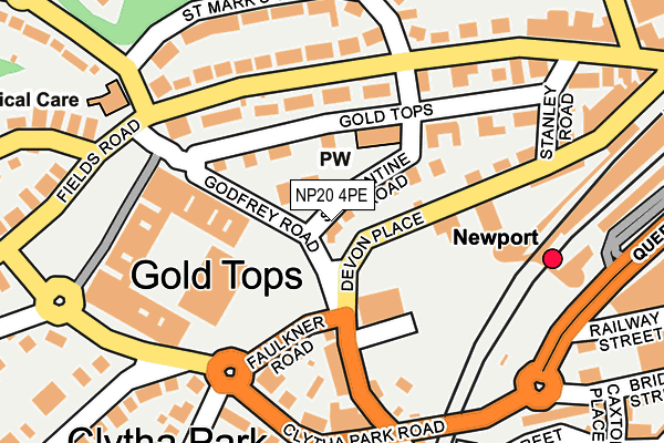 NP20 4PE map - OS OpenMap – Local (Ordnance Survey)