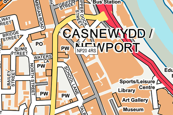 NP20 4RS map - OS OpenMap – Local (Ordnance Survey)