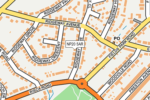 NP20 5AR map - OS OpenMap – Local (Ordnance Survey)