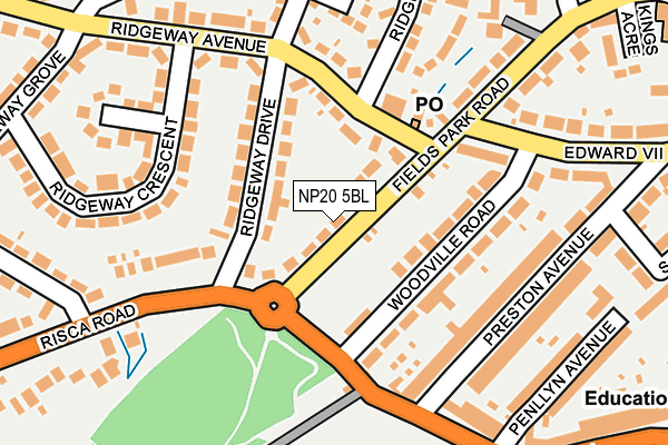 NP20 5BL map - OS OpenMap – Local (Ordnance Survey)