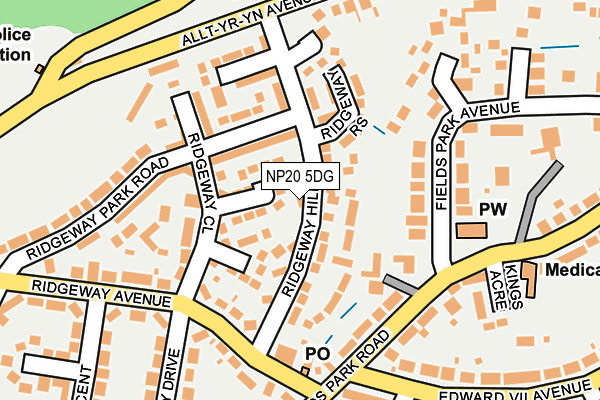 NP20 5DG map - OS OpenMap – Local (Ordnance Survey)