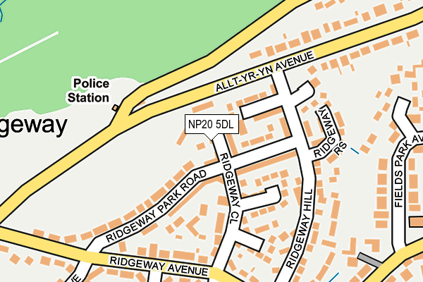 NP20 5DL map - OS OpenMap – Local (Ordnance Survey)