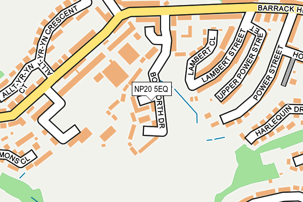 NP20 5EQ map - OS OpenMap – Local (Ordnance Survey)