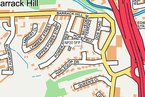 NP20 5FP map - OS OpenMap – Local (Ordnance Survey)