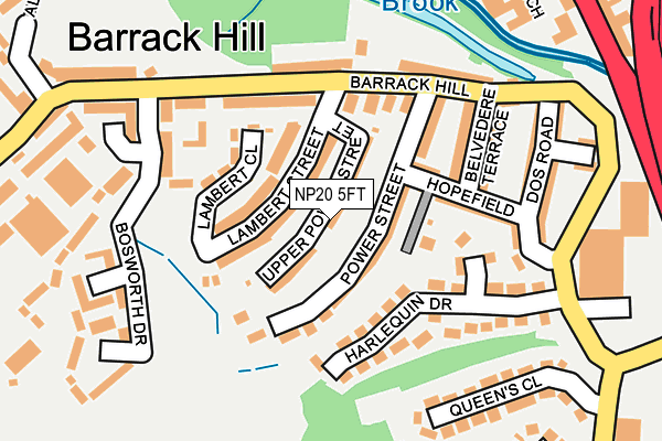 NP20 5FT map - OS OpenMap – Local (Ordnance Survey)