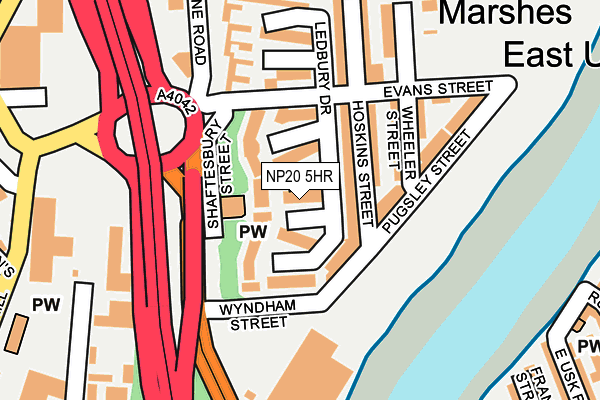 NP20 5HR map - OS OpenMap – Local (Ordnance Survey)