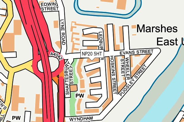 NP20 5HT map - OS OpenMap – Local (Ordnance Survey)