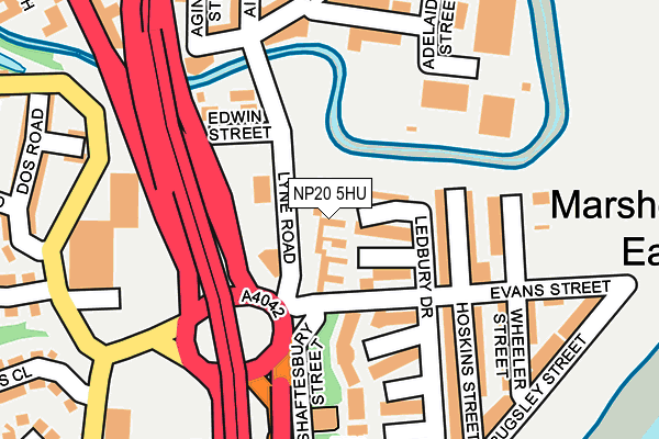 NP20 5HU map - OS OpenMap – Local (Ordnance Survey)