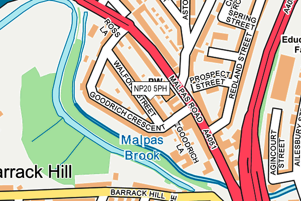 NP20 5PH map - OS OpenMap – Local (Ordnance Survey)
