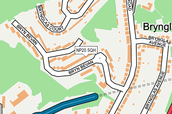 NP20 5QH map - OS OpenMap – Local (Ordnance Survey)