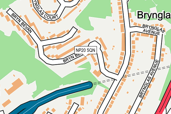 NP20 5QN map - OS OpenMap – Local (Ordnance Survey)