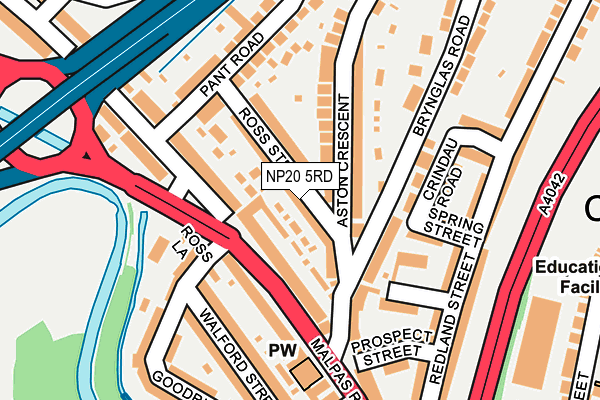 NP20 5RD map - OS OpenMap – Local (Ordnance Survey)