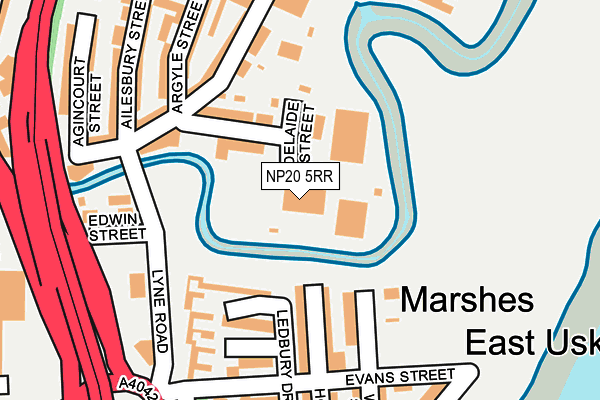 NP20 5RR map - OS OpenMap – Local (Ordnance Survey)