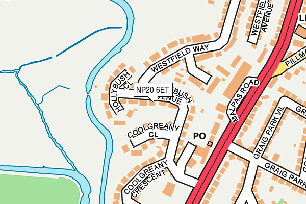 NP20 6ET map - OS OpenMap – Local (Ordnance Survey)