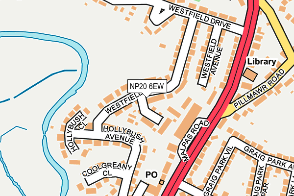 NP20 6EW map - OS OpenMap – Local (Ordnance Survey)