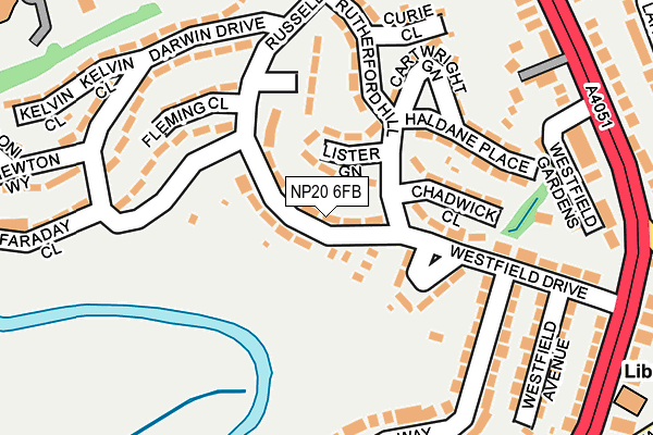NP20 6FB map - OS OpenMap – Local (Ordnance Survey)