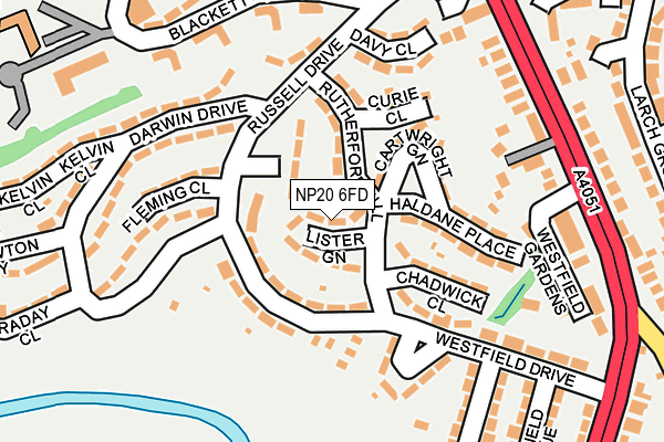 NP20 6FD map - OS OpenMap – Local (Ordnance Survey)