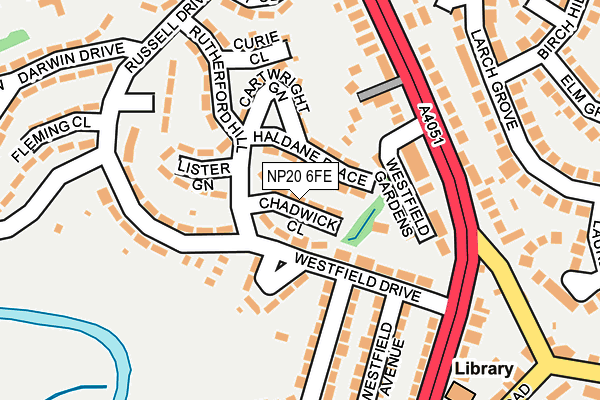 NP20 6FE map - OS OpenMap – Local (Ordnance Survey)