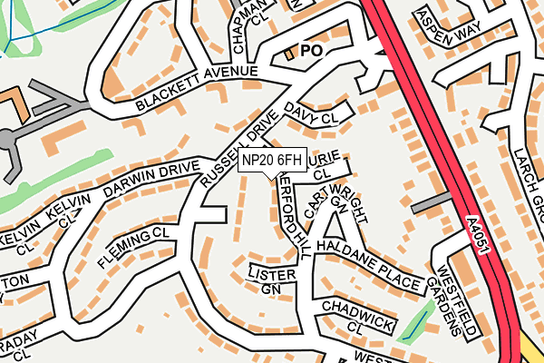 NP20 6FH map - OS OpenMap – Local (Ordnance Survey)