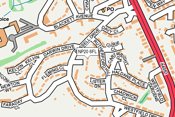 NP20 6FL map - OS OpenMap – Local (Ordnance Survey)