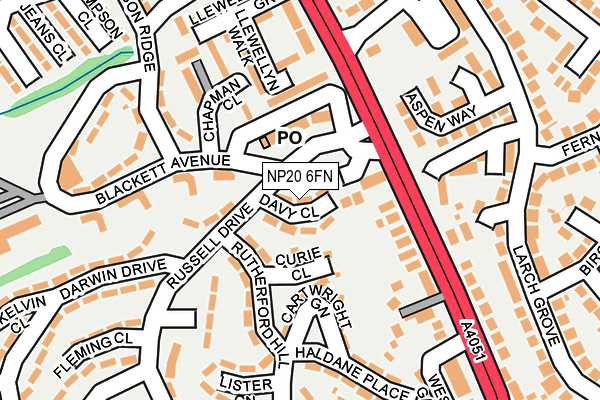 NP20 6FN map - OS OpenMap – Local (Ordnance Survey)