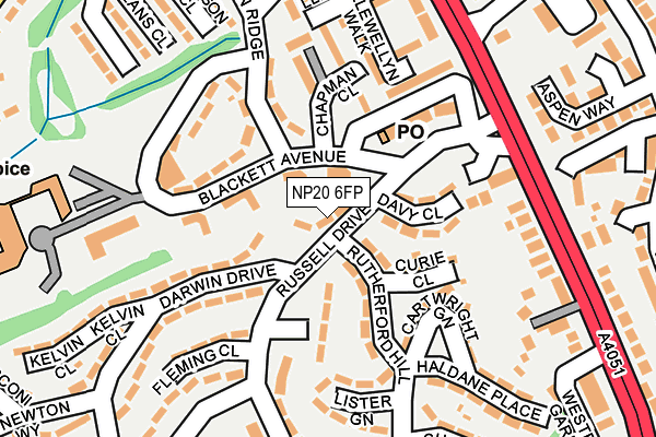 NP20 6FP map - OS OpenMap – Local (Ordnance Survey)