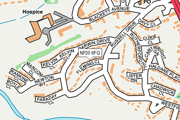 NP20 6FQ map - OS OpenMap – Local (Ordnance Survey)