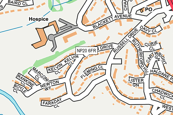 NP20 6FR map - OS OpenMap – Local (Ordnance Survey)