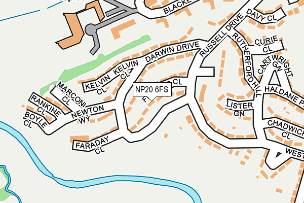 NP20 6FS map - OS OpenMap – Local (Ordnance Survey)