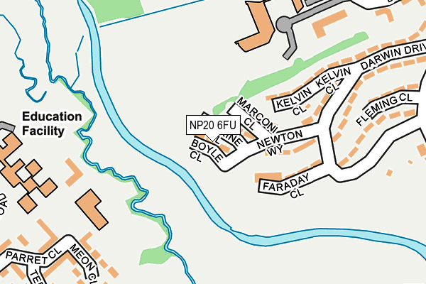 NP20 6FU map - OS OpenMap – Local (Ordnance Survey)